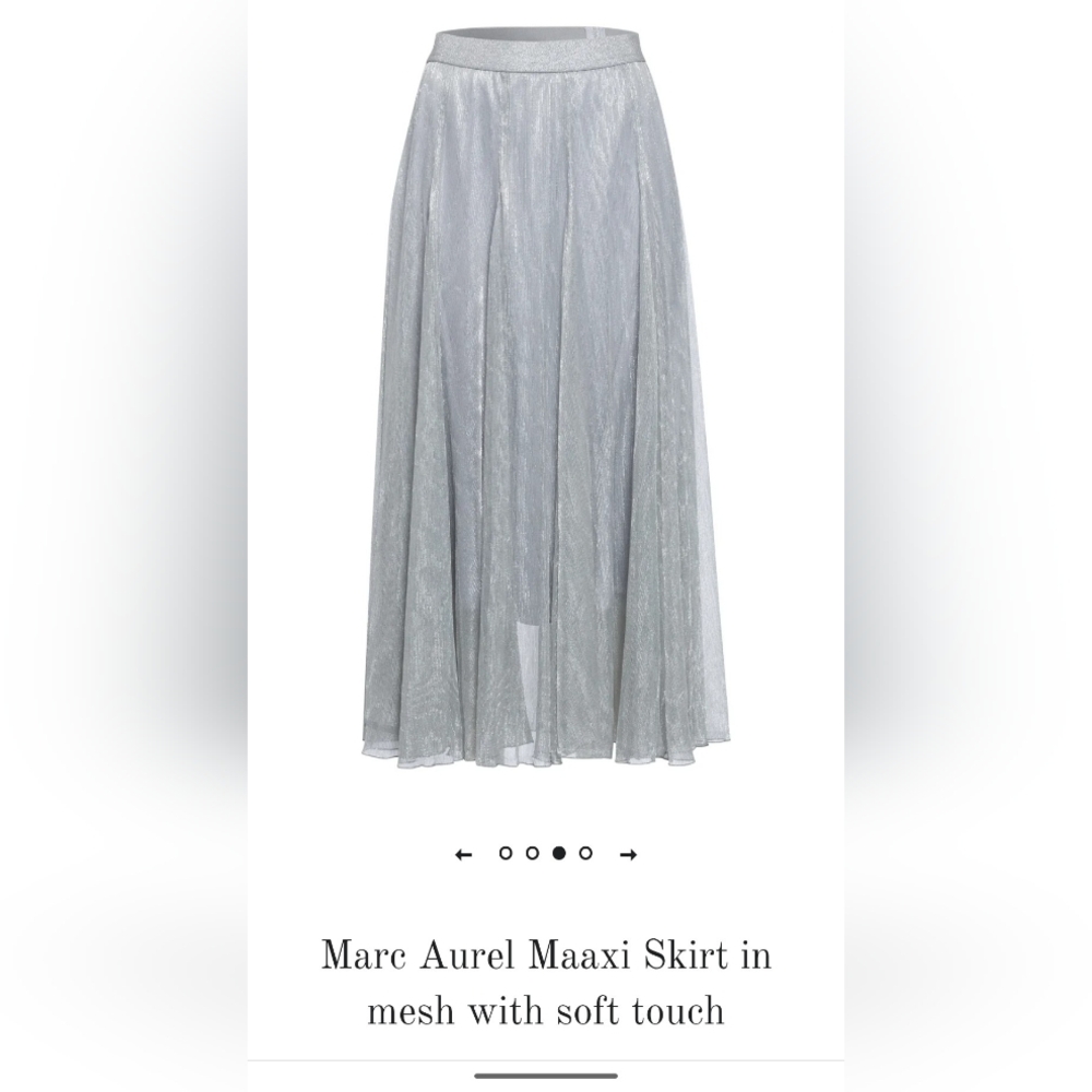 Marc Aurel Maxi Skirt In Soft Touch - Picture 2 of 6